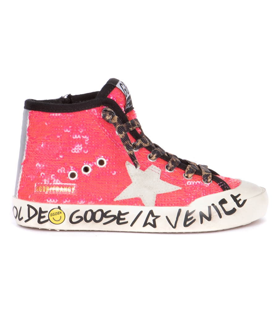 GOLDEN GOOSE  - PINK SEQUINS FRANCY PENSTAR