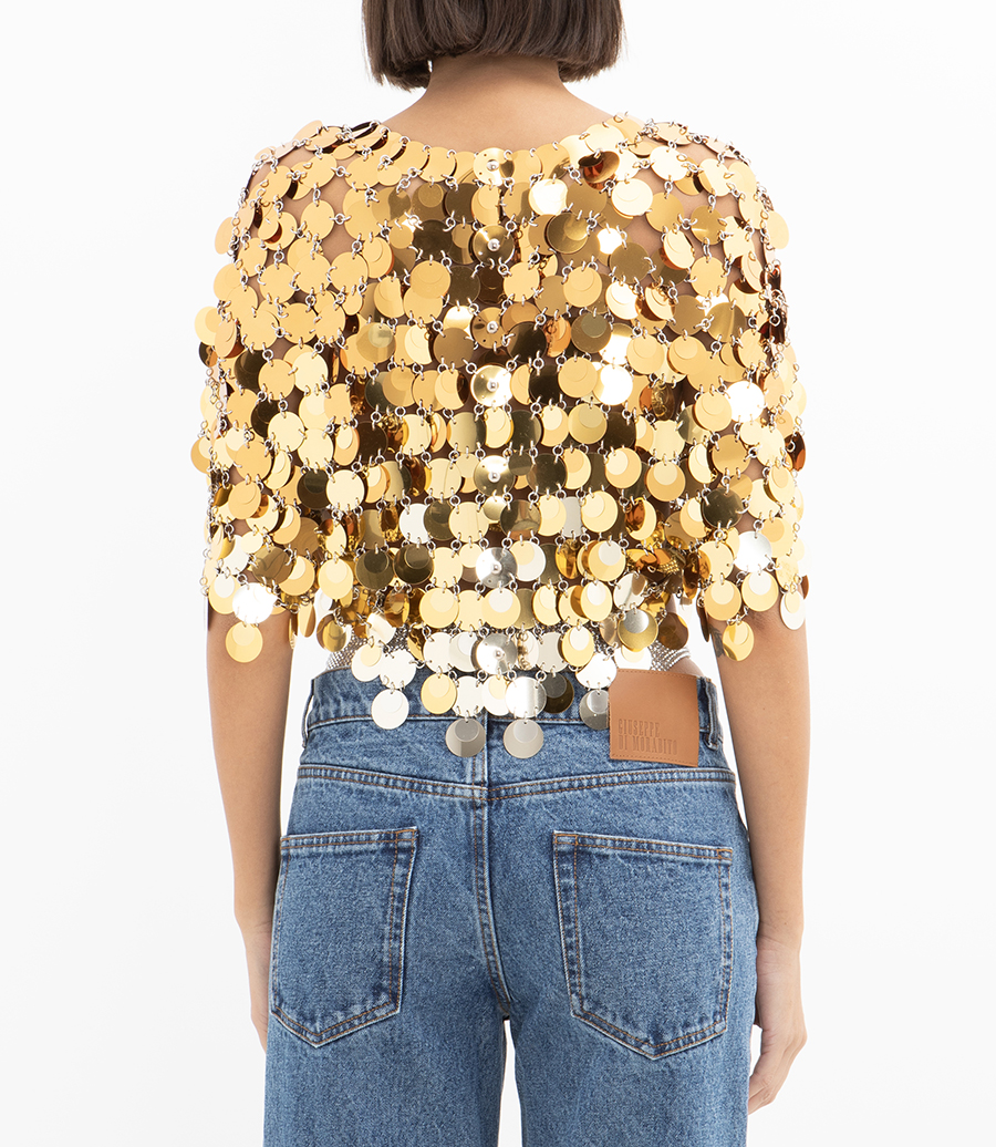 GRADIENT ASSEMBLY CROPPED TOP