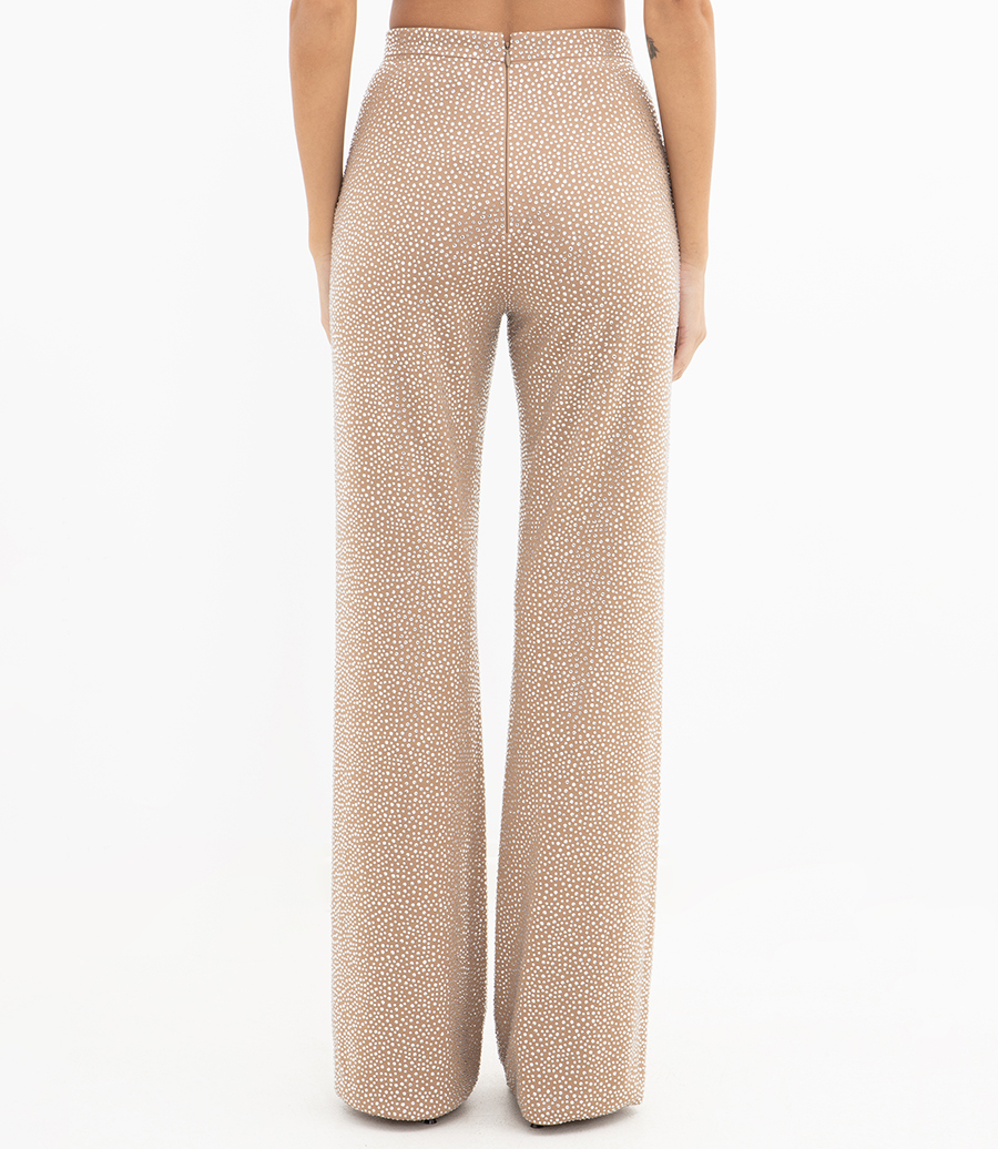 CRYSTAL STUDDED TROUSERS