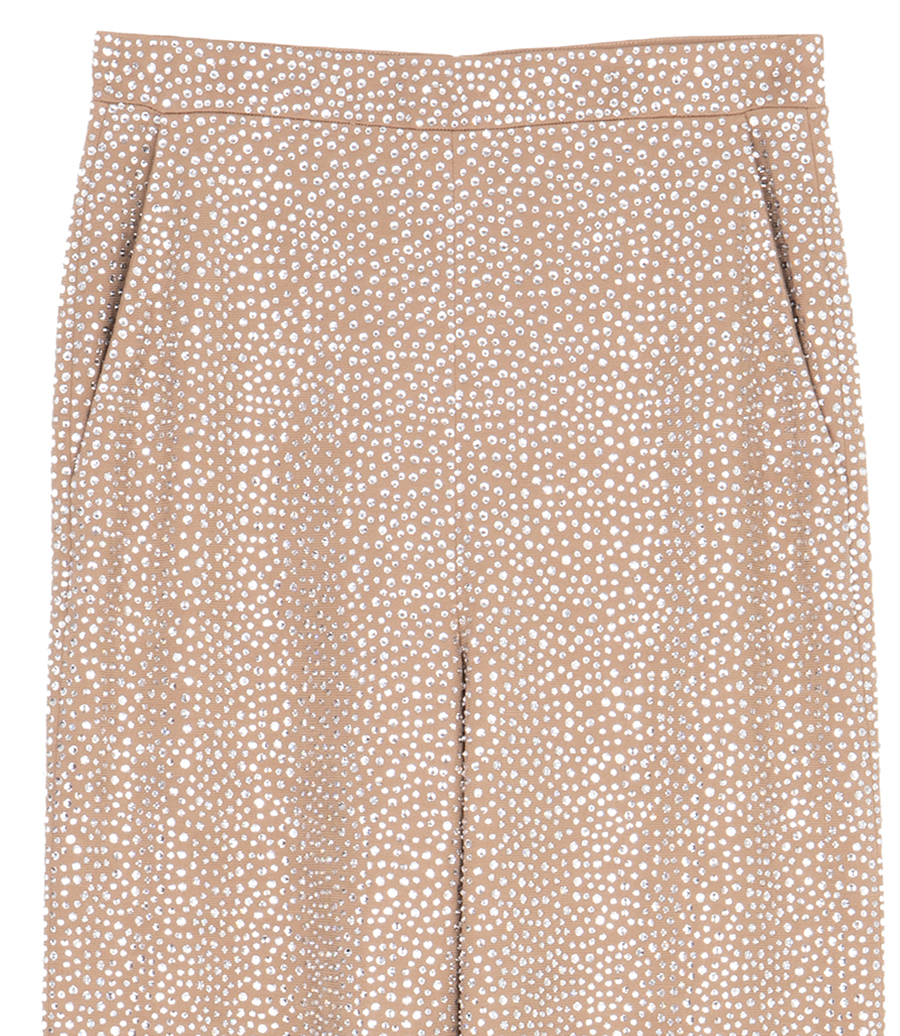 CRYSTAL STUDDED TROUSERS