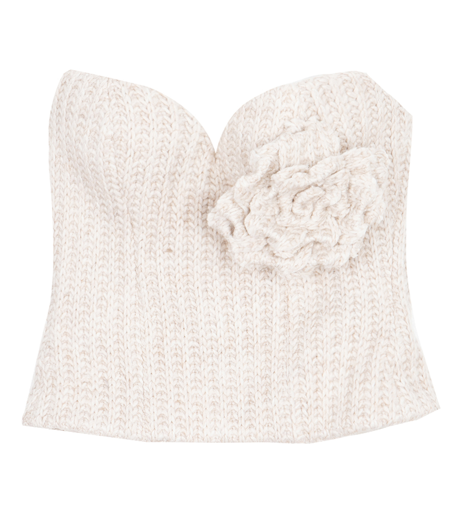 GIUSEPPE DI MORABITO - CROCHET FLOWER TOP