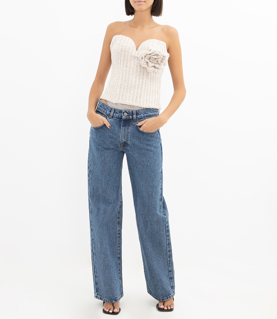 CROCHET FLOWER TOP