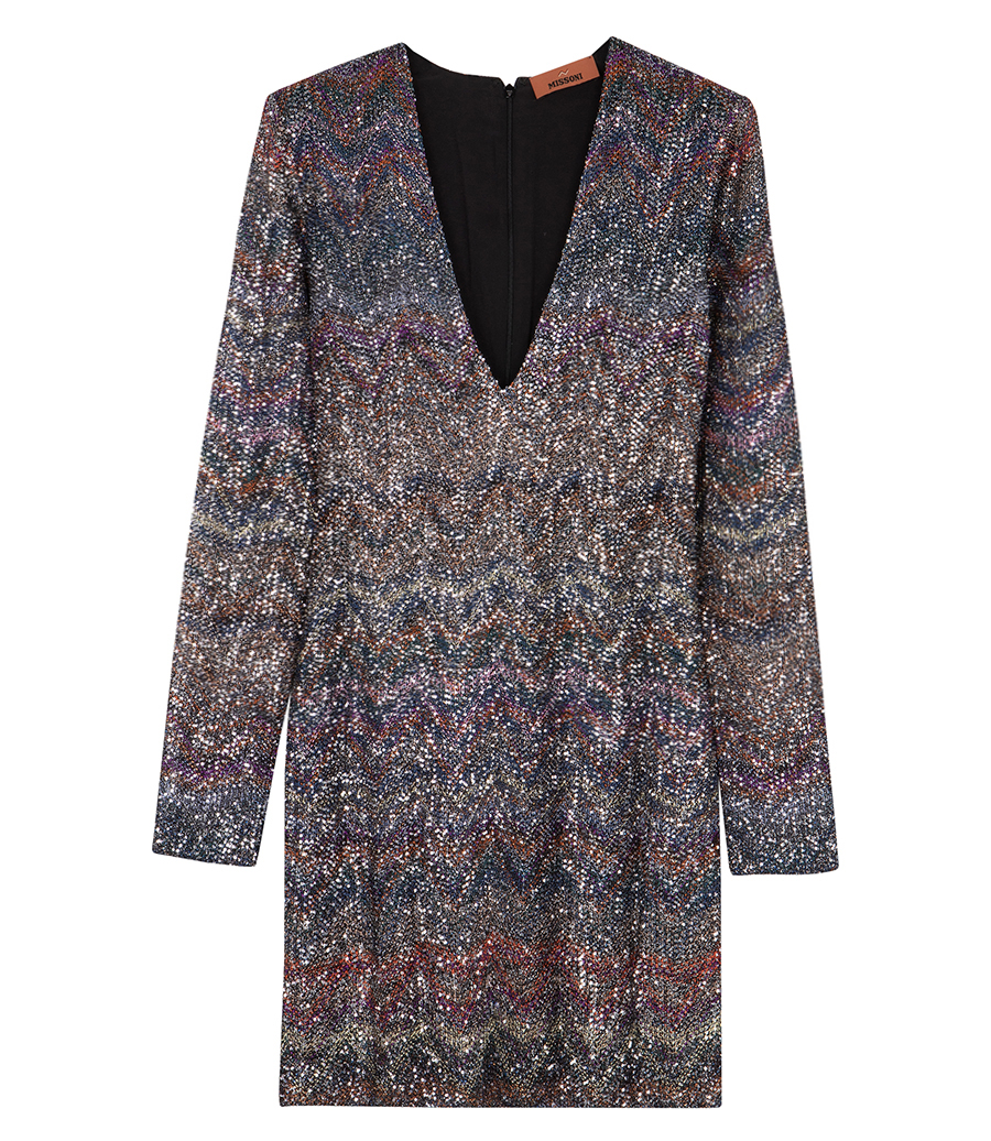 MISSONI - ZIGZAG PATTERN MINI DRESS