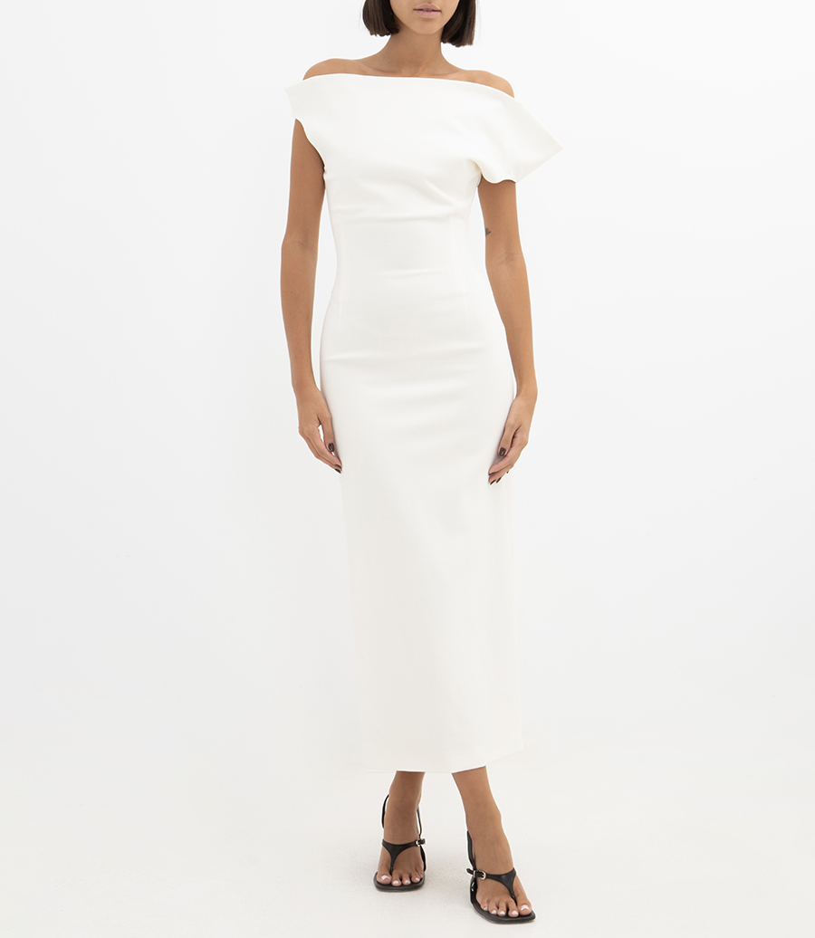 SCULPTURAL MAXI DRESS