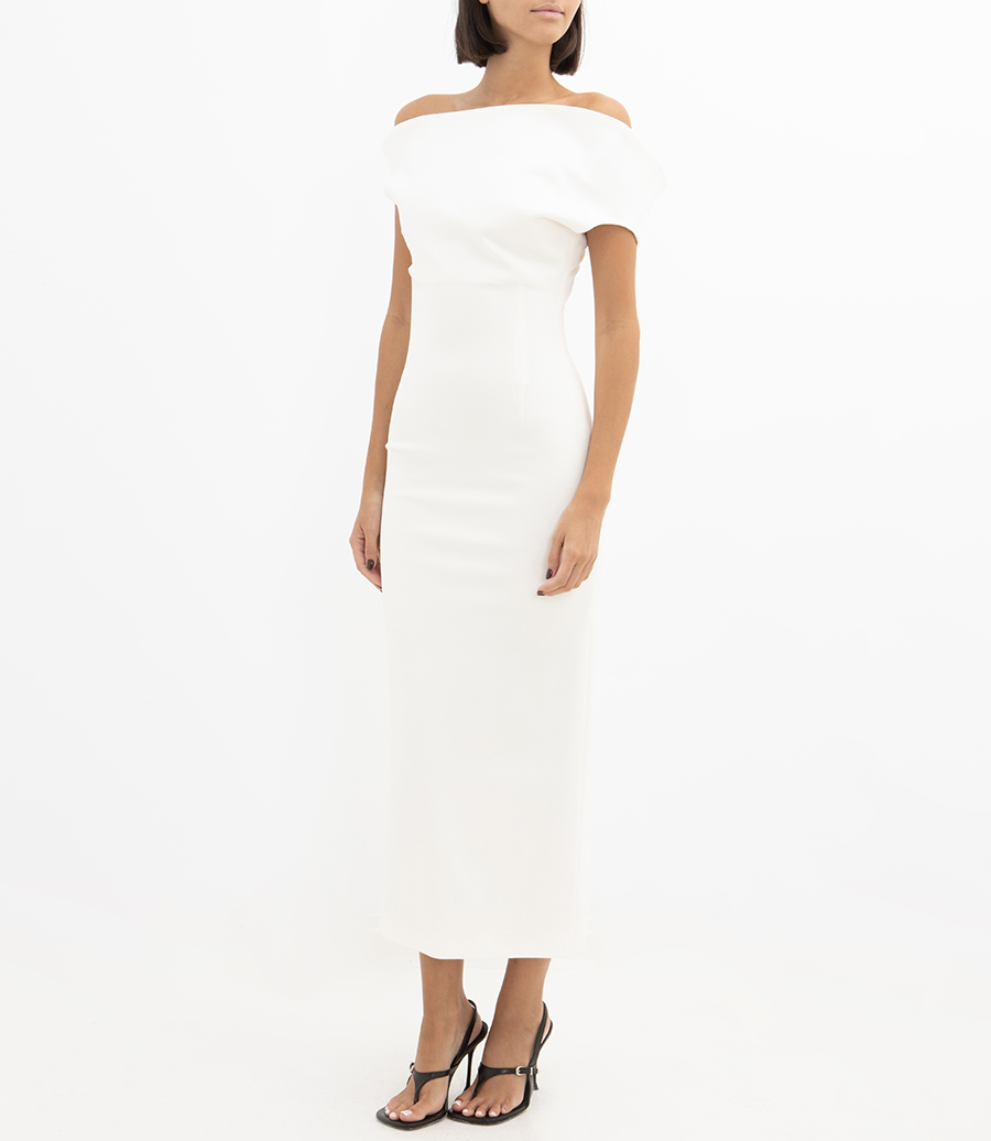 SCULPTURAL MAXI DRESS