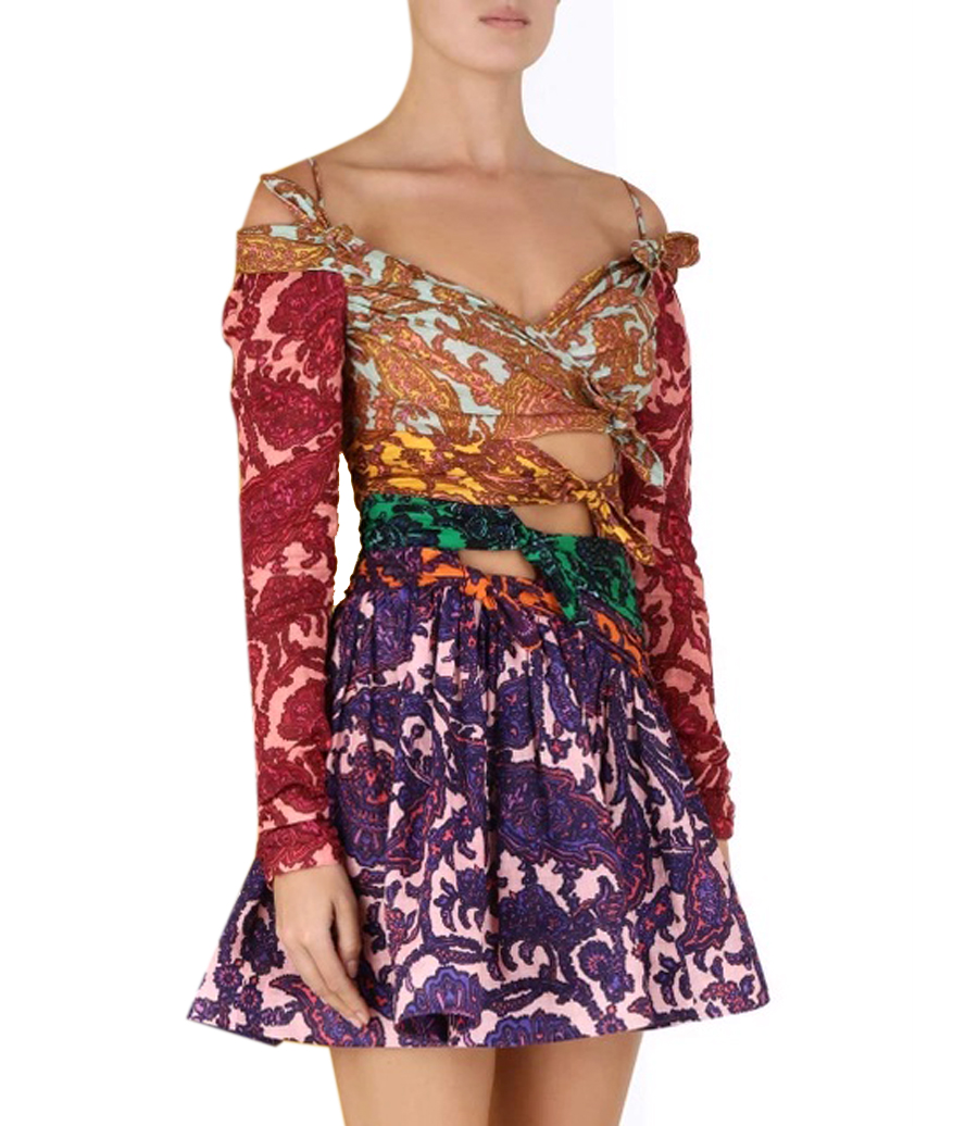 TIGGY BOW MINI DRESS