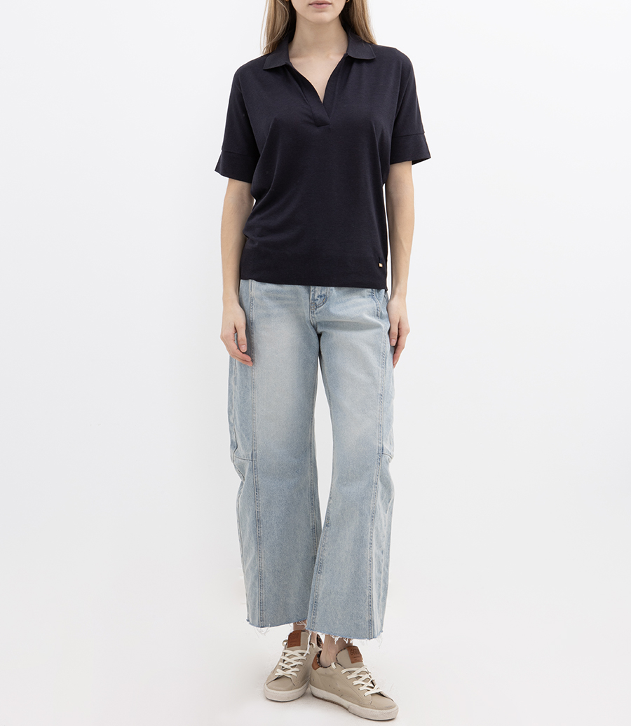 POLO IN GLAM KNIT EFFECT