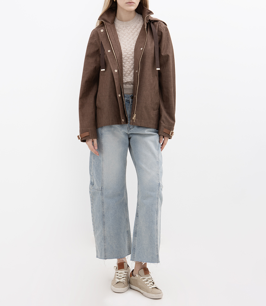 A-SHAPE JACKET IN 3 LAYERS