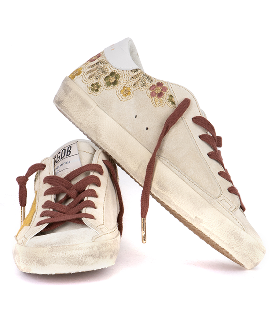 FLORAL EMBROIDERED SUPER-STAR
