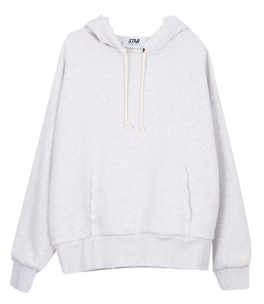 GOLDEN GOOSE  - DOUBLE LAYER RELAXED HOODIE