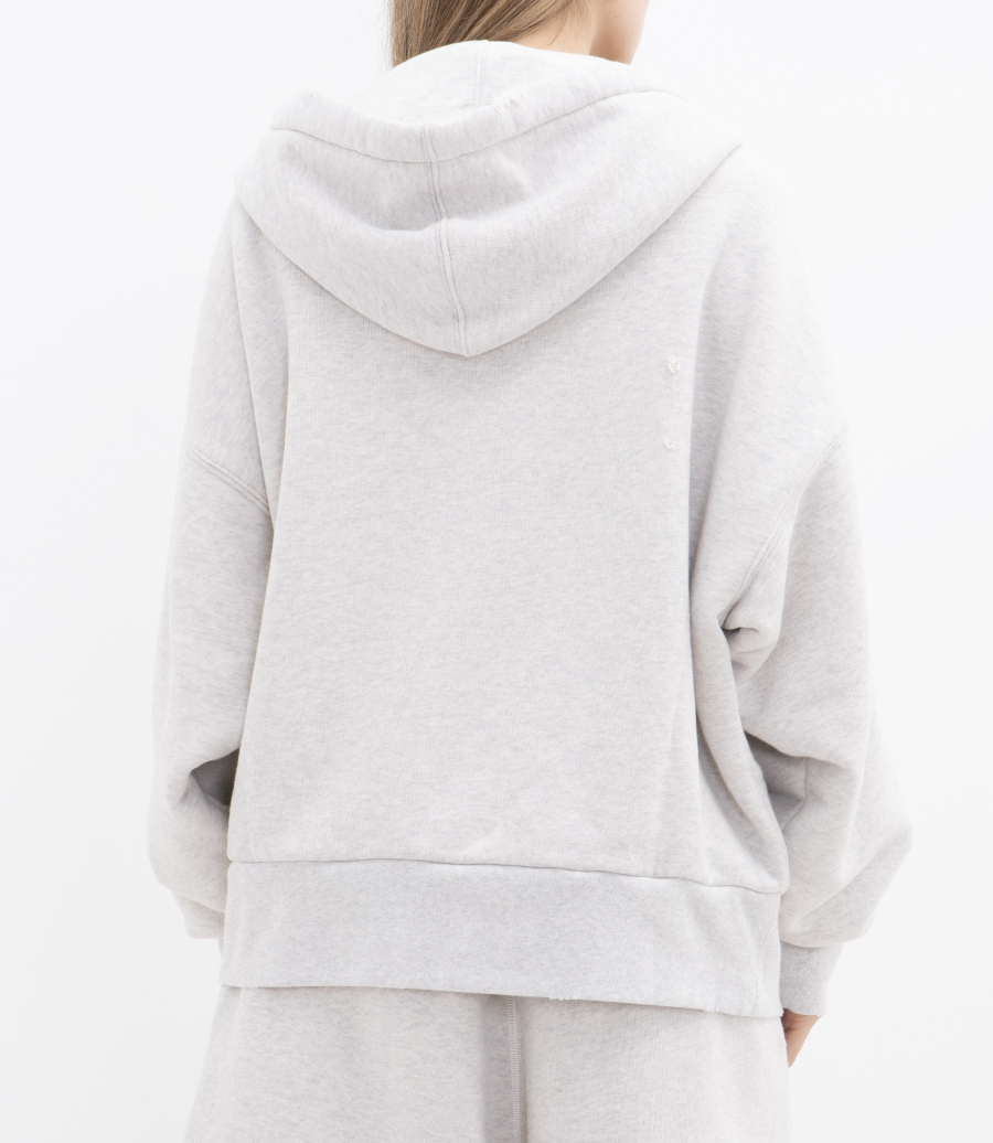 DOUBLE LAYER RELAXED HOODIE