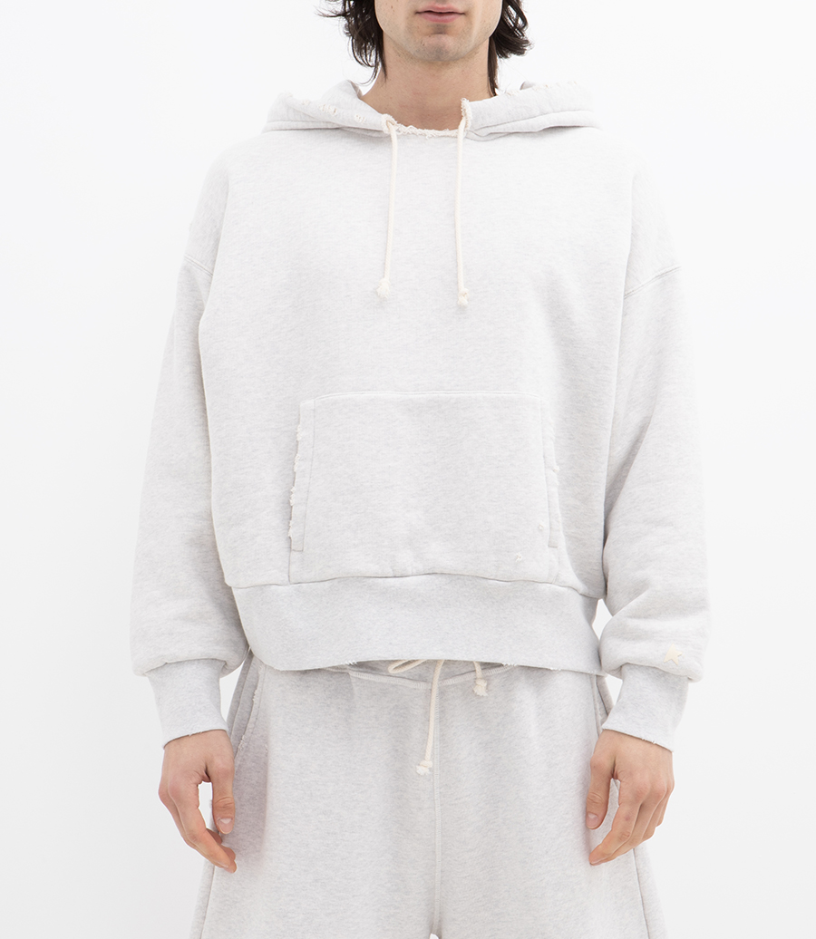 DOUBLE LAYER RELAXED HOODIE