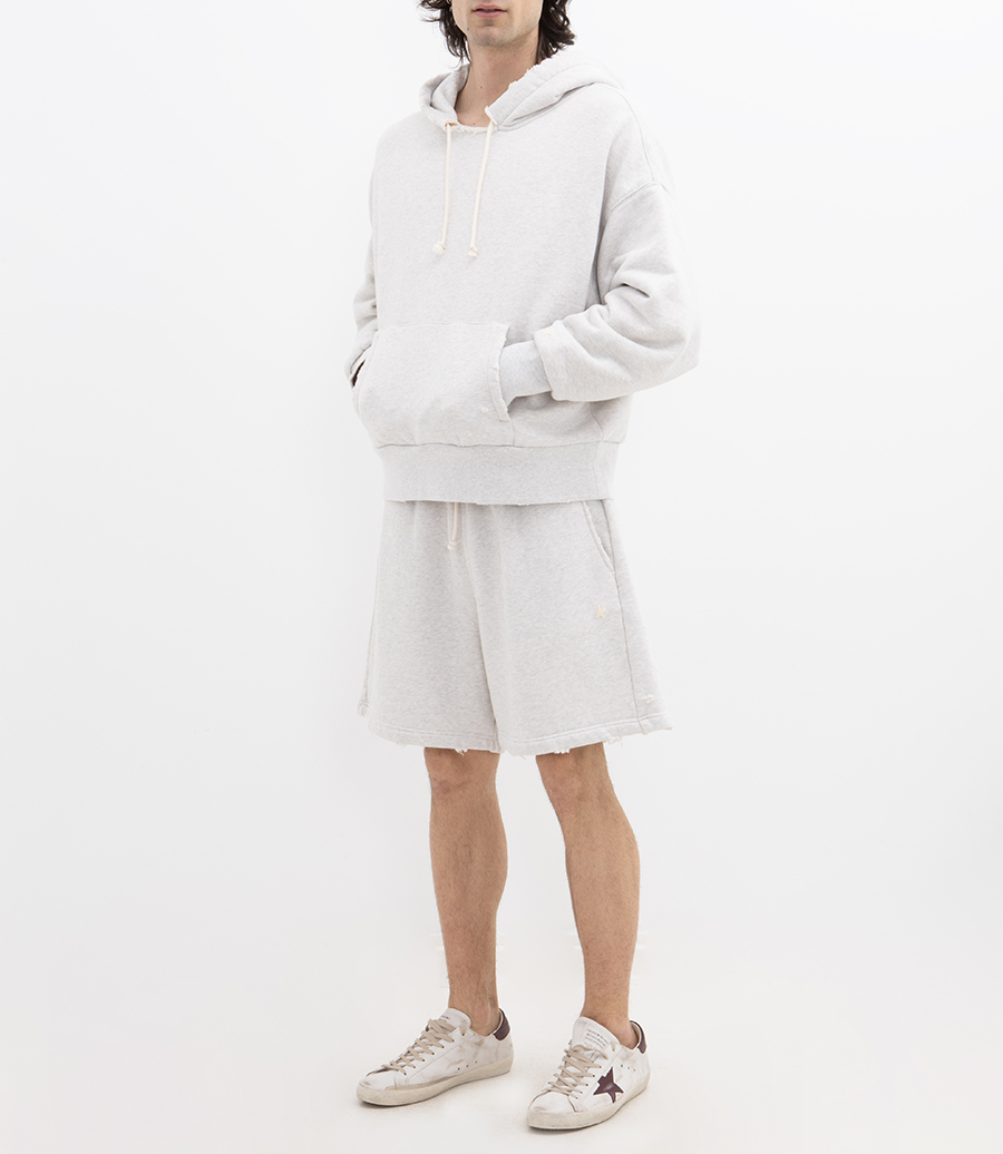 DOUBLE LAYER RELAXED HOODIE