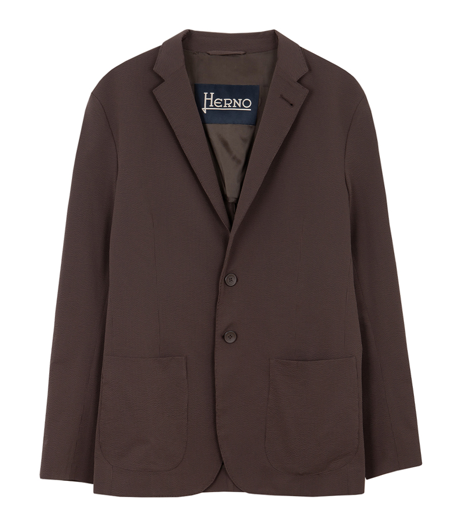 HERNO - SEER-CREASE BLAZER