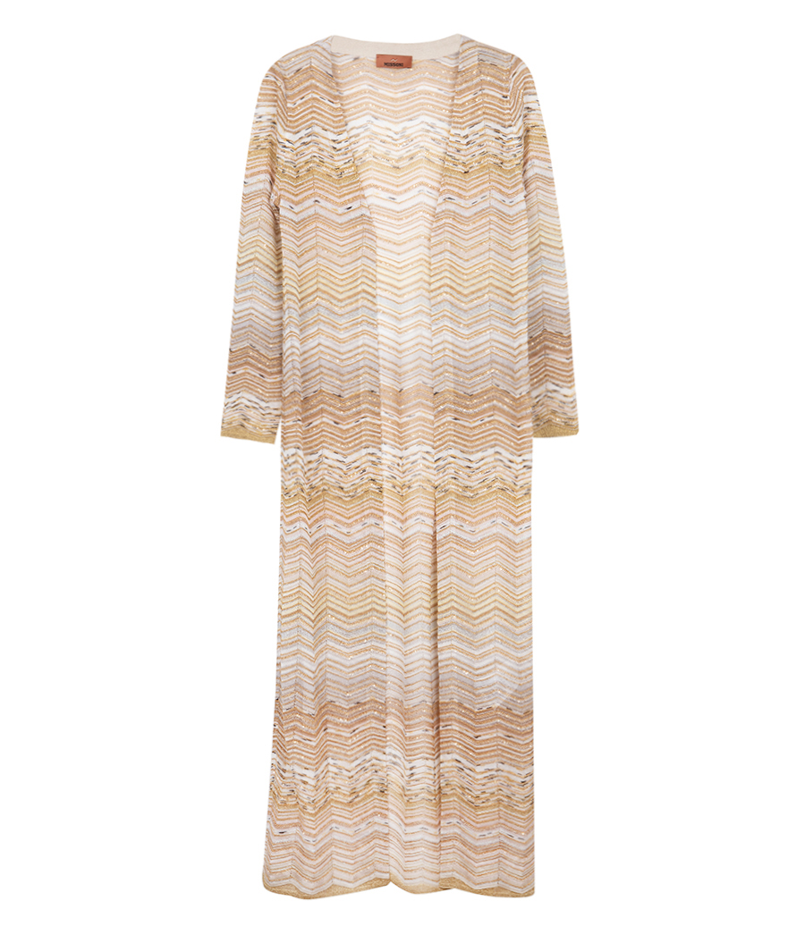 MISSONI - CHEVRON PATTERN LONG CARDIGAN