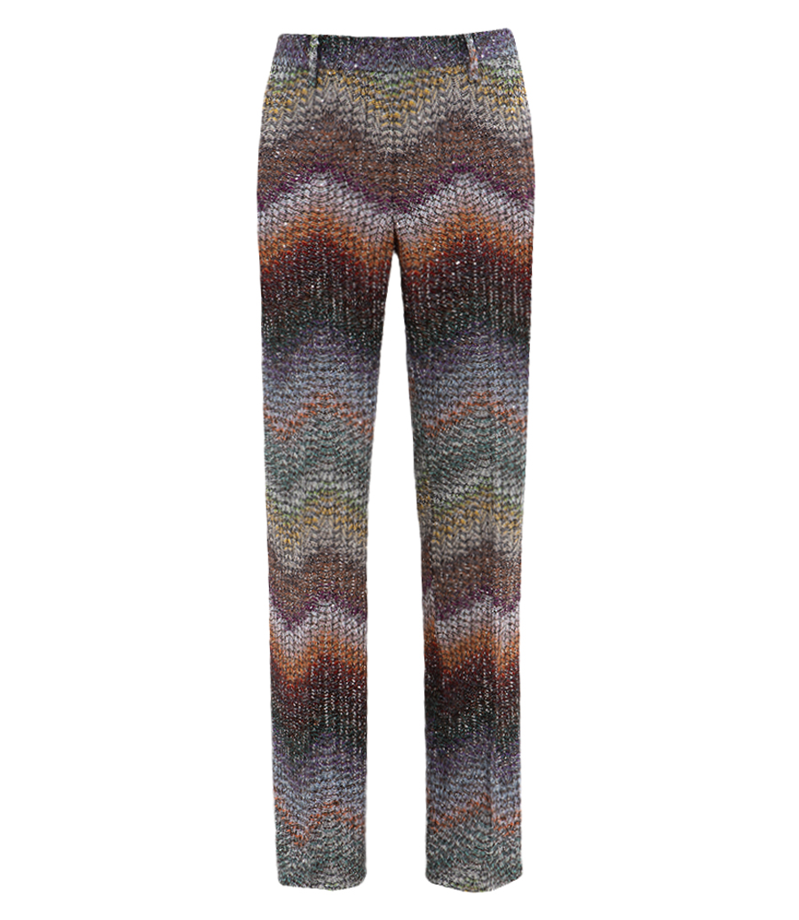 MISSONI - LAME STRAIGHT TROUSERS WITH SEQUINS
