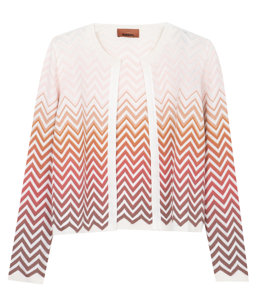 MISSONI - CHEVRON DEGRADE CARDIGAN