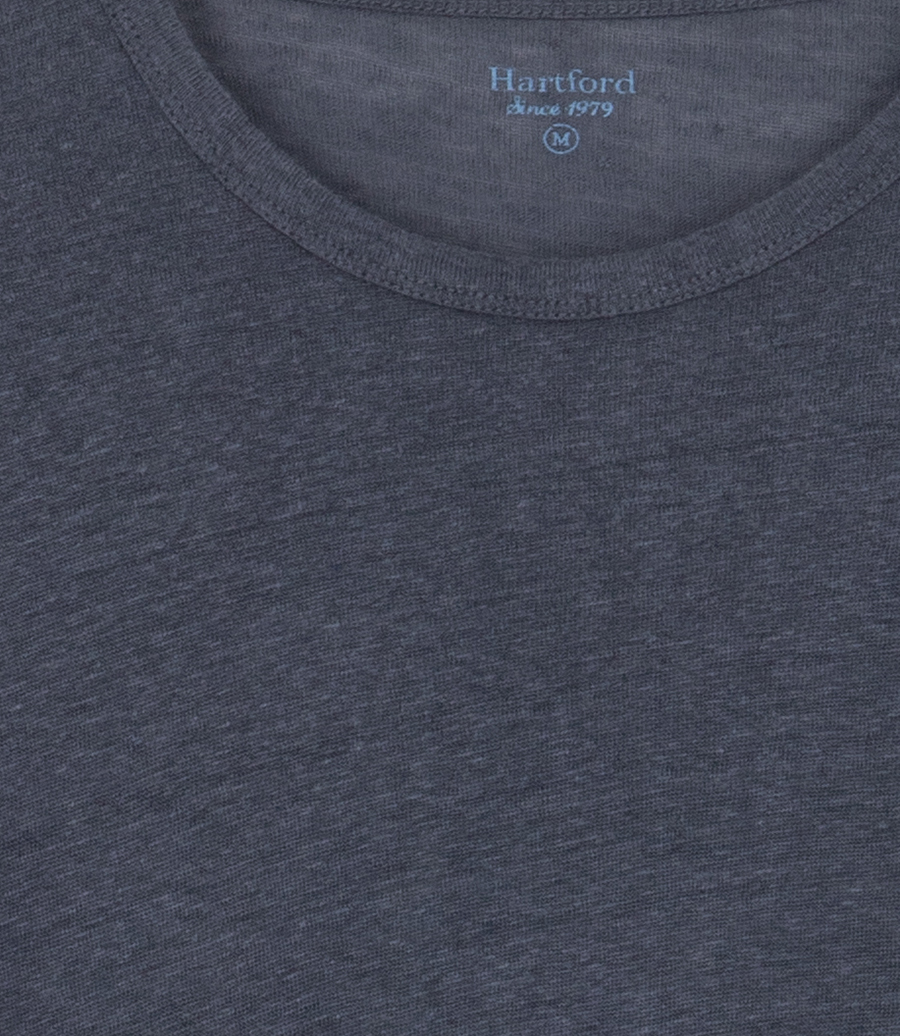 LINEN CREW SS