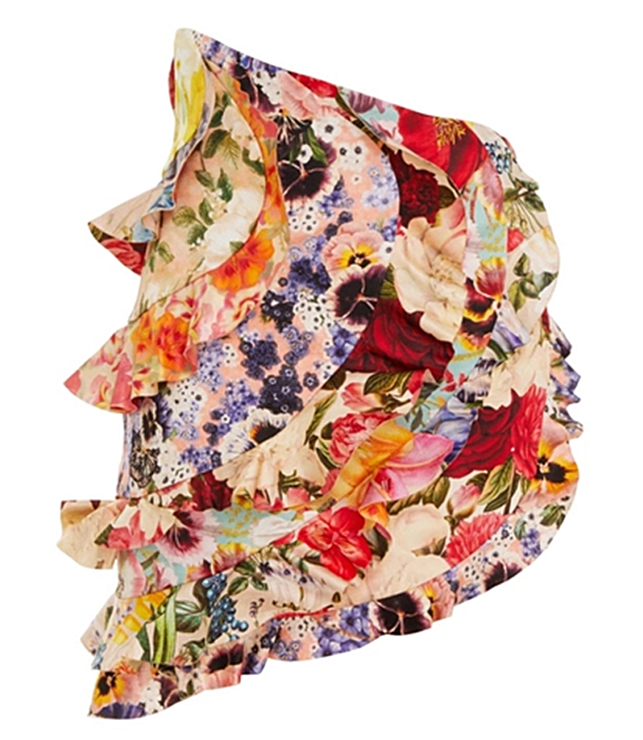 ZIMMERMANN - WONDERLAND FRILL MINI SKIRT