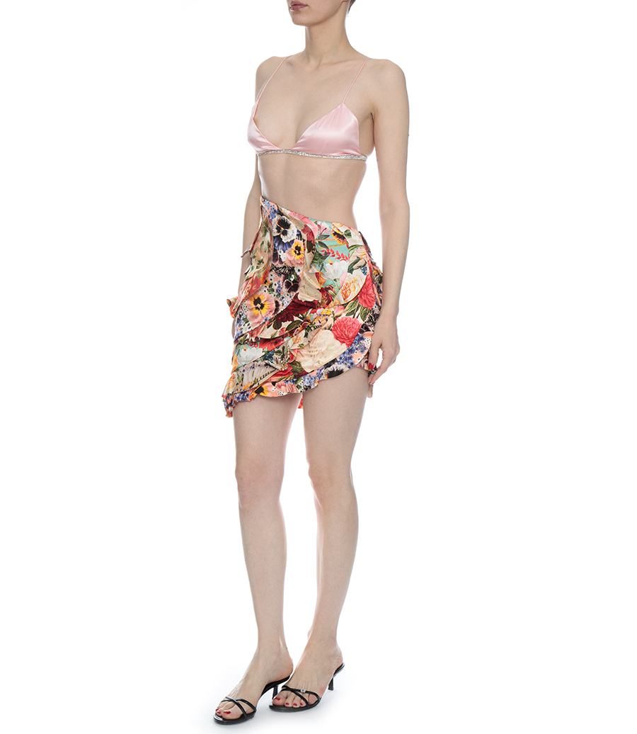 WONDERLAND FRILL MINI SKIRT
