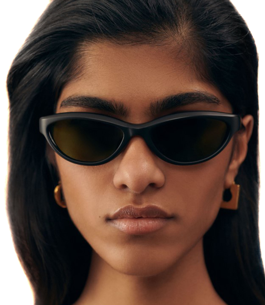 OVAL CAT EYE SUNGLASSES