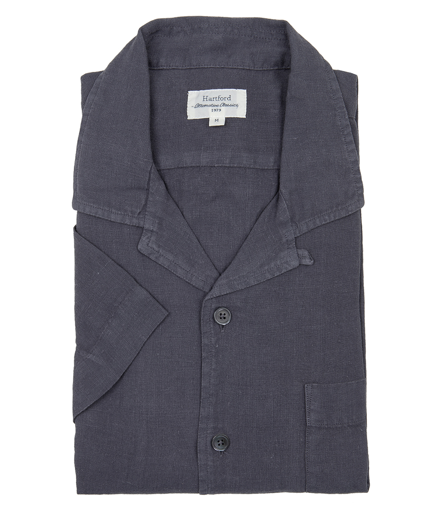 HARTFORD - LINEN PALM MC PAT SHIRT