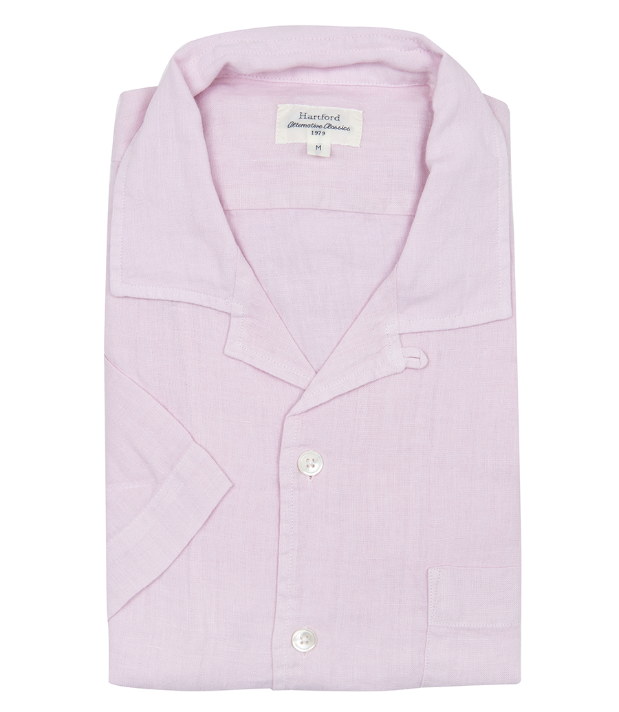 HARTFORD - LINEN PALM MC PAT SHIRT