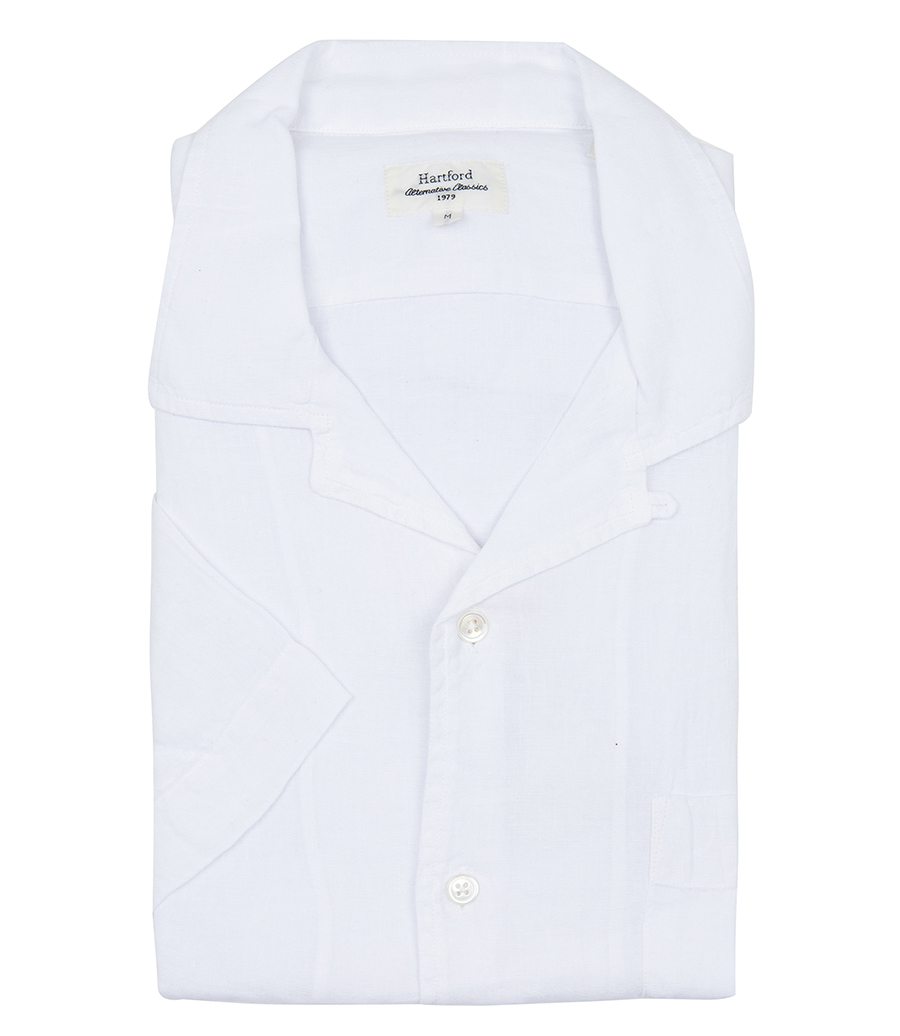 HARTFORD - LINEN PALM MC PAT SHIRT