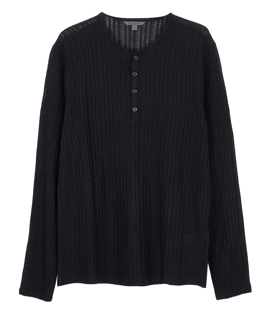 JOHN VARVATOS - ARAUJO  LS HENLEY
