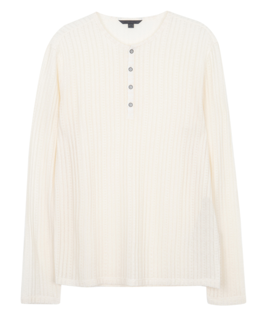 JOHN VARVATOS - ARAUJO  LS HENLEY