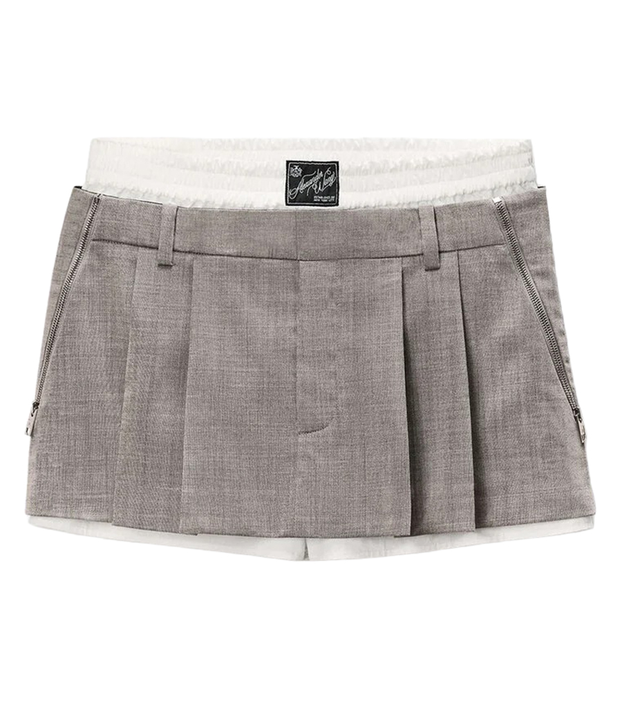 ALEXANDER WANG - PLEATED MINI SKORT