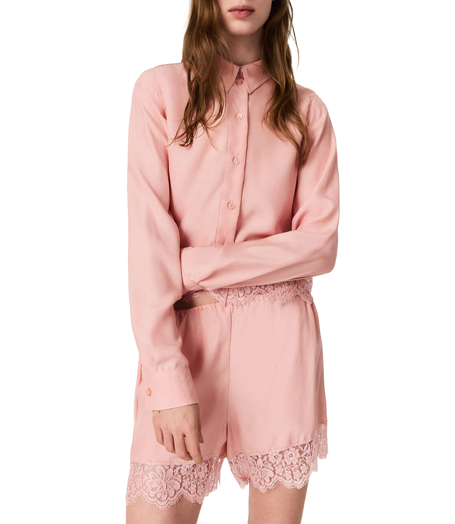 LACE TRIMMED  SHORT