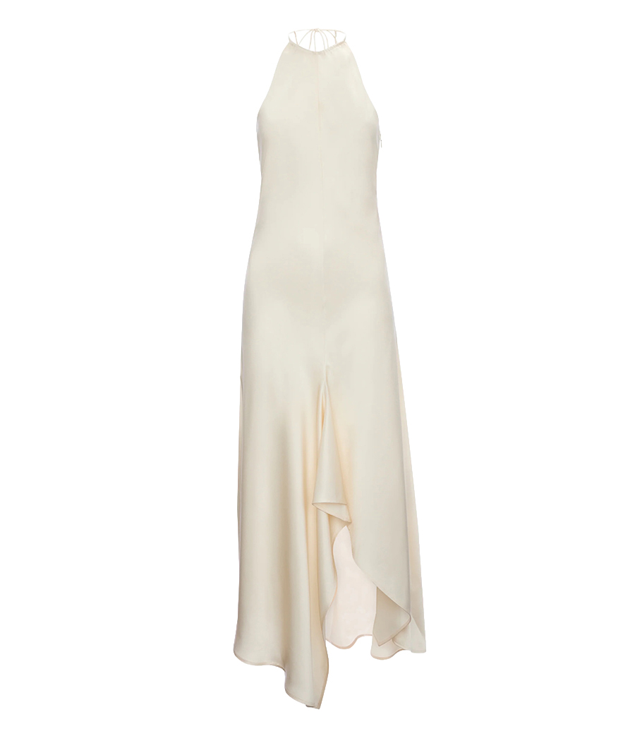 VICTORIA BECKHAM - HALTERNECK DRAPED DRESS