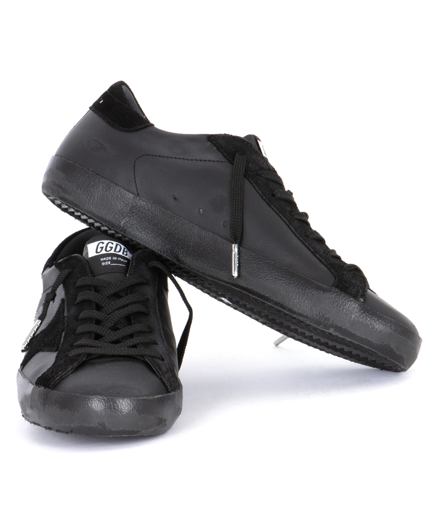 BLACK SUEDE STAR SUPER-STAR