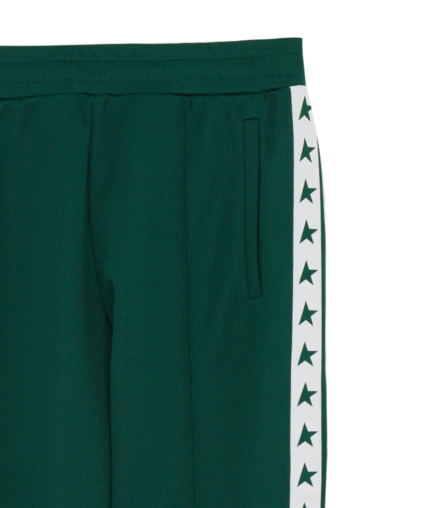 MEN’S GREEN JOGGERS WITH STARS ON THE SIDES