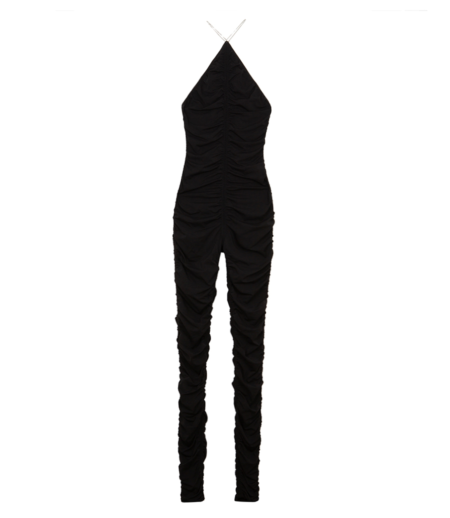 THE ATTICO - JERSEY STRETCH JUMPSUIT