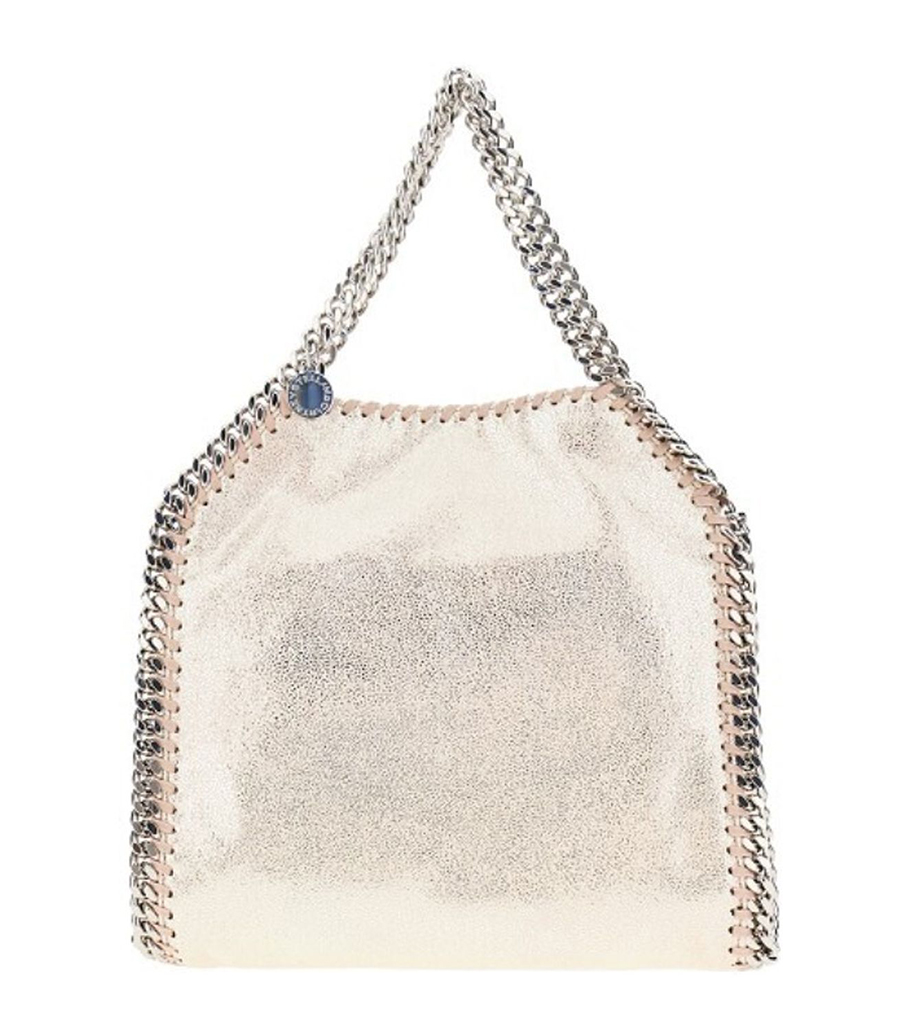 STELLA McCARTNEY  - FALABELLA MINI BAG ECO SHINY DOTTED