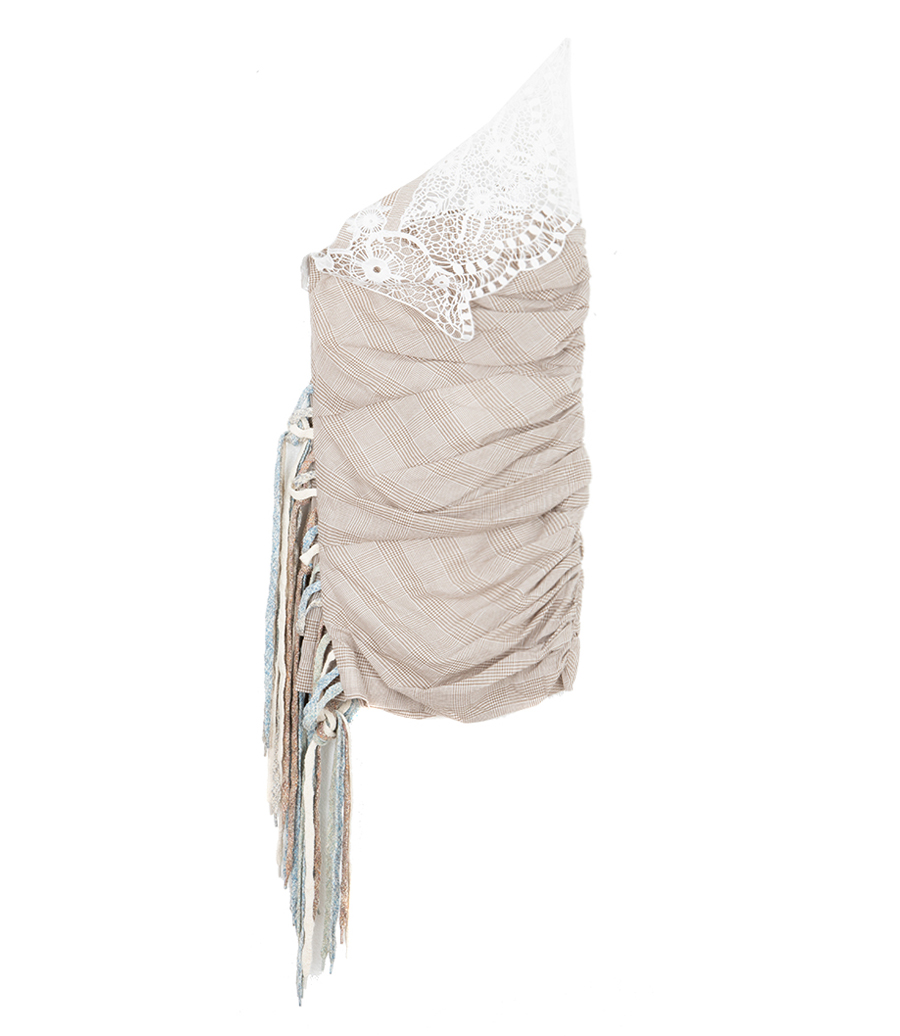 CHRISTOPHER ESBER - BATISTE SHOELACE MINI DRESS
