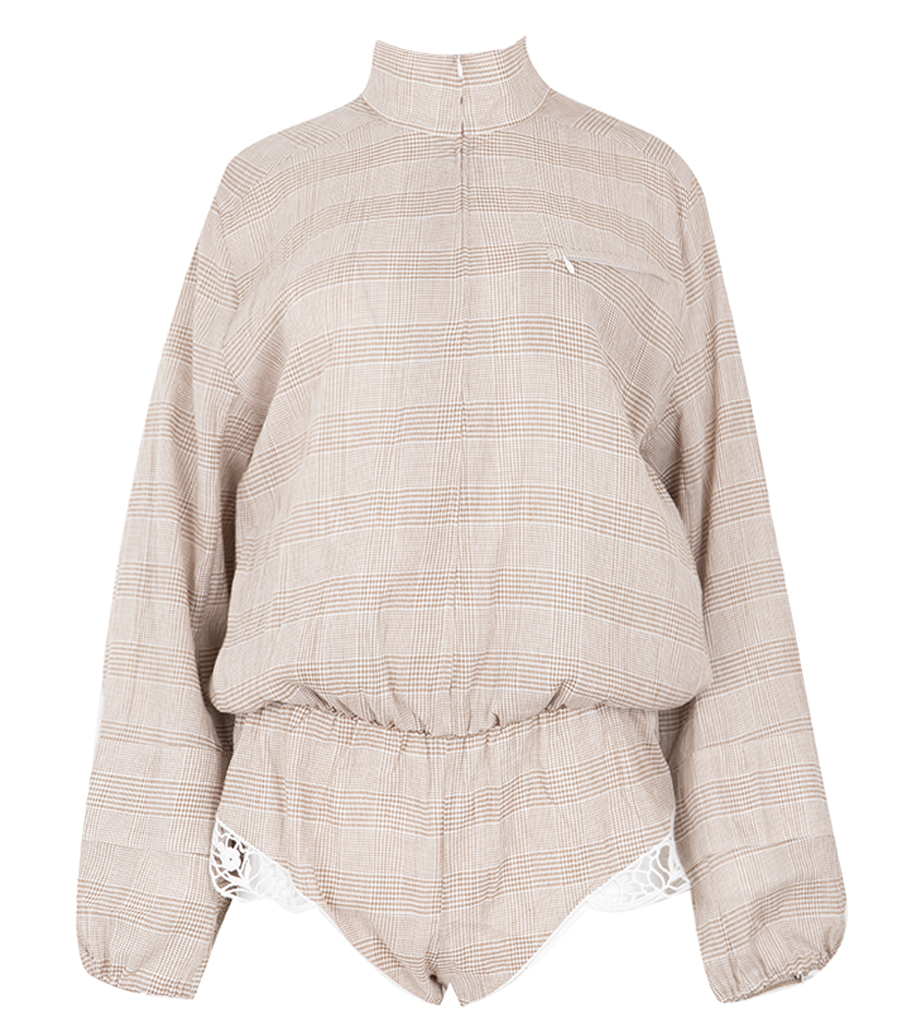 CHRISTOPHER ESBER - BATISTE EMBROIDERED HANDKERCHIEF ONE PIECE