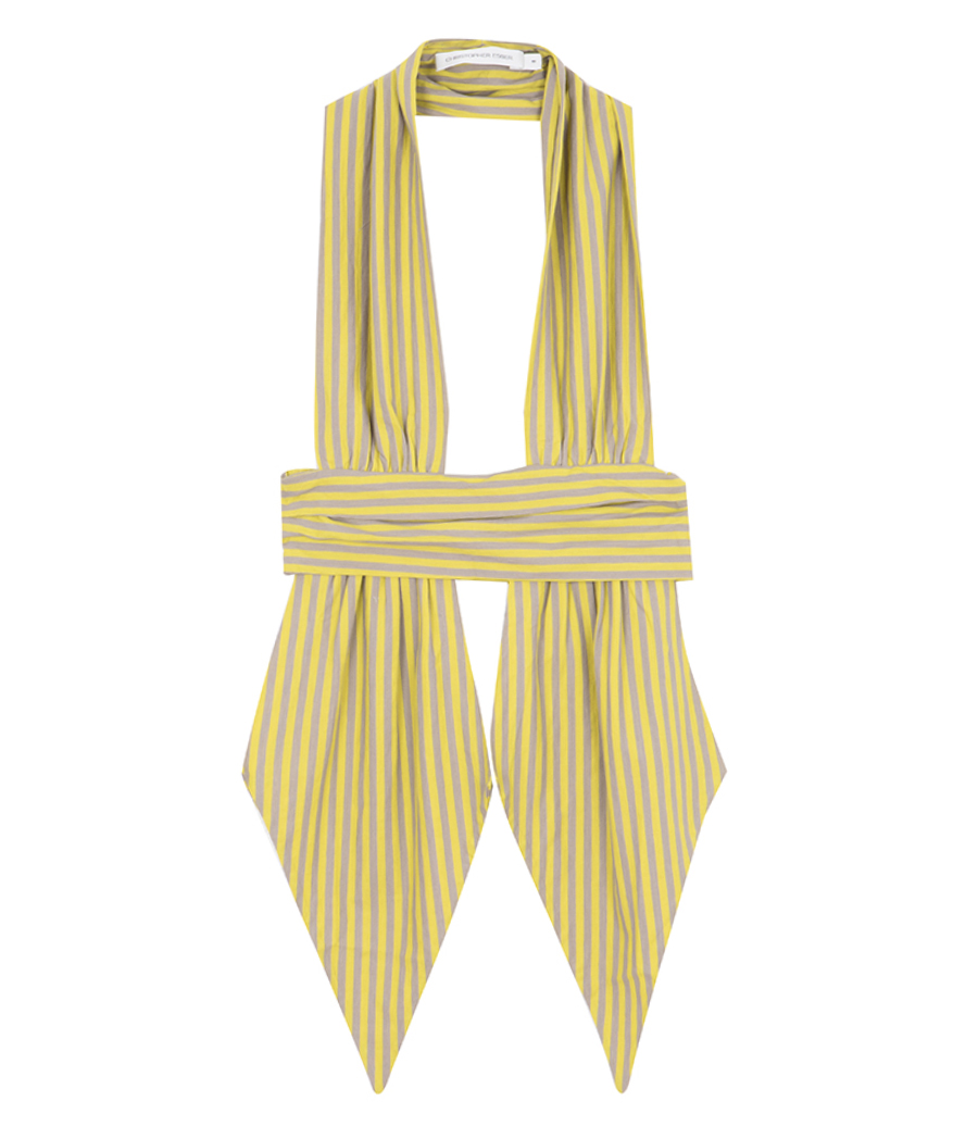 CHRISTOPHER ESBER - SCARF DRAPED HALTER TOP