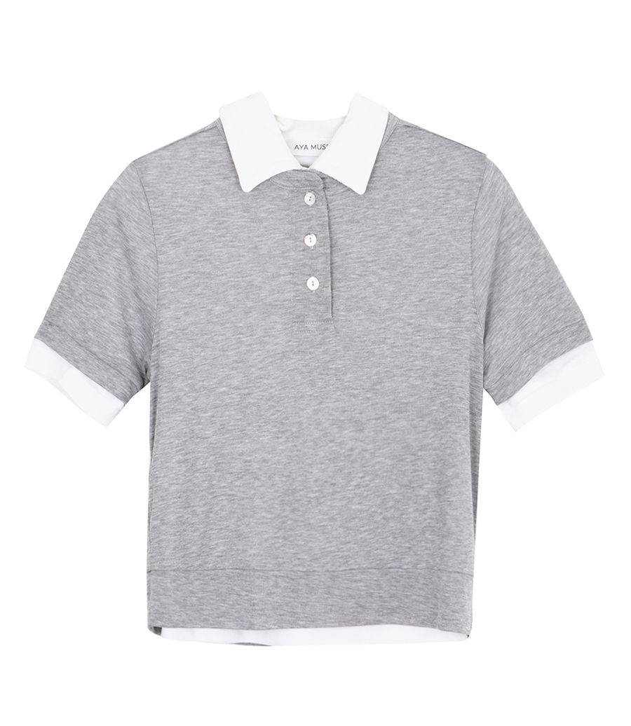 AYA MUSE - DOUBLE POLO TEE