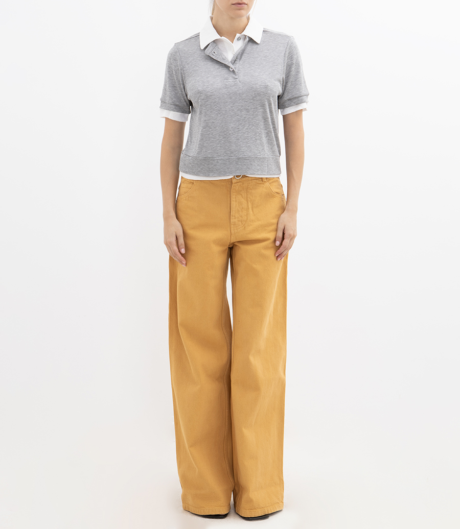 DOUBLE POLO TEE