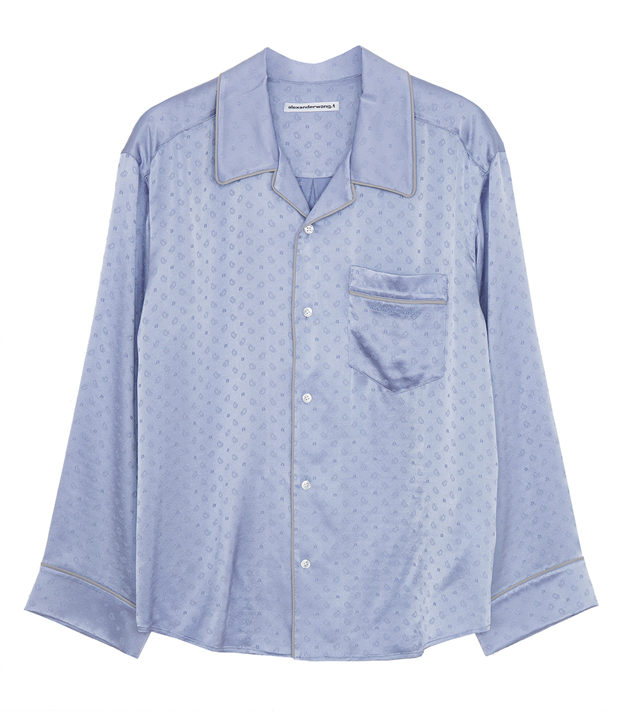 ALEXANDERWANG.T - PAJAMA LONG SLEEVE SHIRT