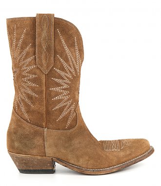SHOES - WISH STAR LOW WASHED SUEDE BOOTS