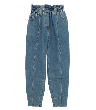 JEANS - HIGH-RISE TAPERED JEANS