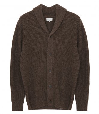 CLOTHES - RIB WOOL AND CASHMERE CARDIGAN