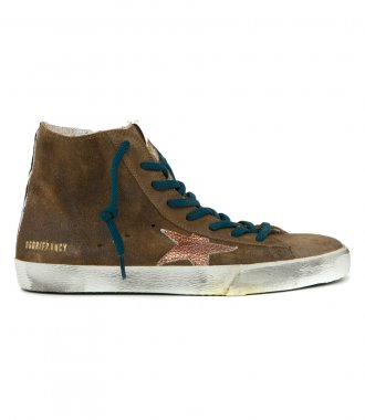 SHOES - FRANCY SUEDE LAMINATED STAR SNEAKERS
