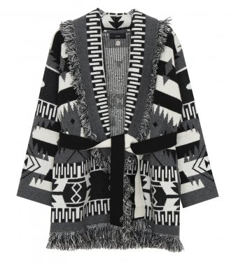 CLOTHES - GRUNGE STRIPED ICON CARDIGAN
