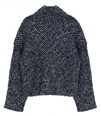 CLOTHES - BOUCLE JACQUARD CROPPED SWEATER