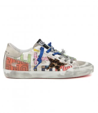 SNEAKERS - CANVAS WITH RESTAR PRINT SUPER-STAR